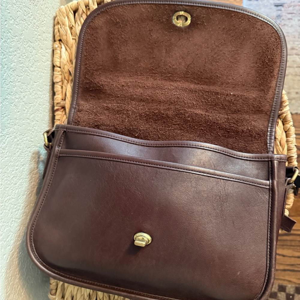 Vintage Coach Mahogany City Bag 9790 - Picture 6 of 7